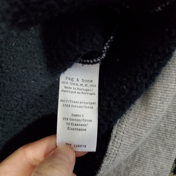 Rag & Bone fleece lined sweatshirt - Picture 4 of 6